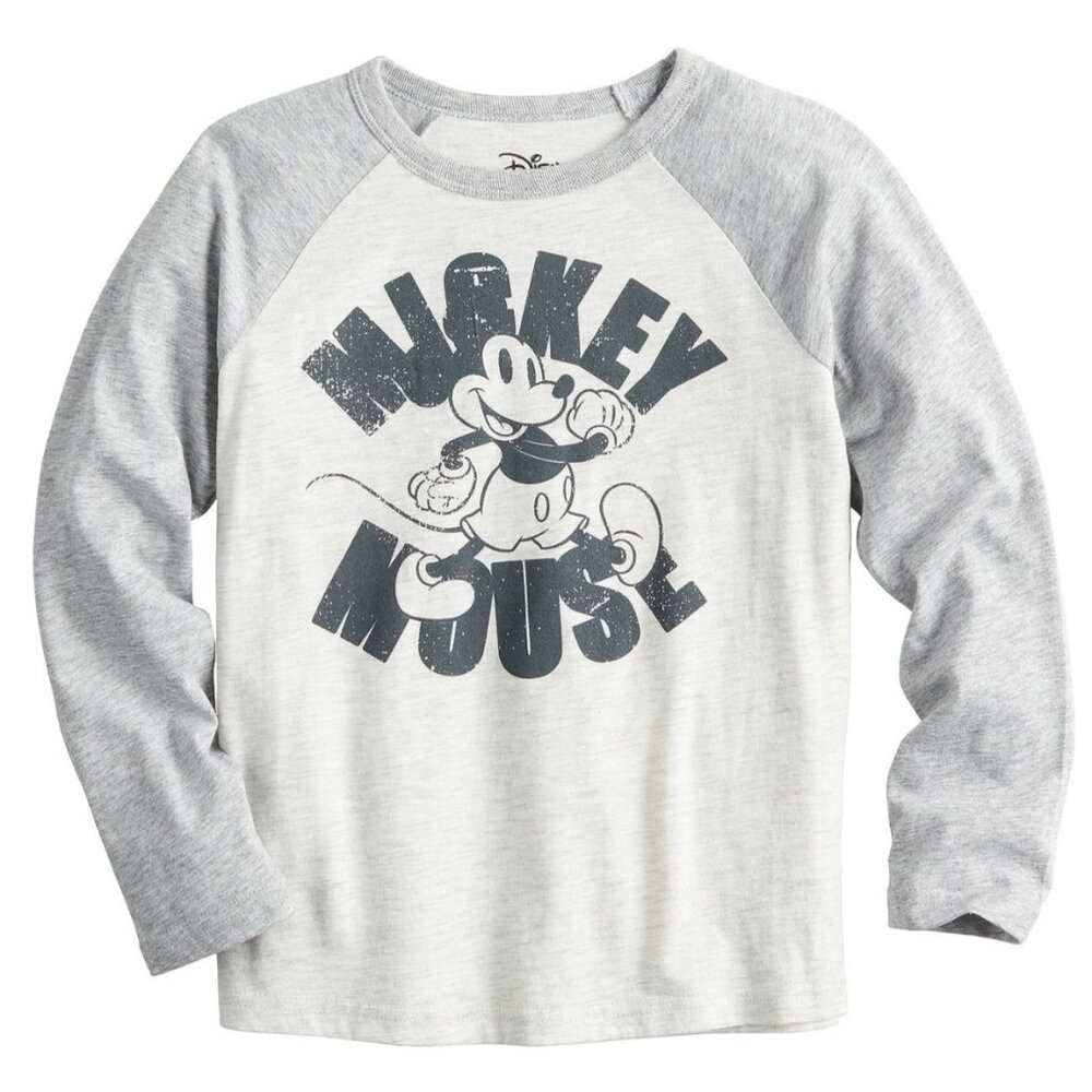 Disney's Mickey Mouse Boys Rglan Tee by Jumping Beans Size 5 NWT
